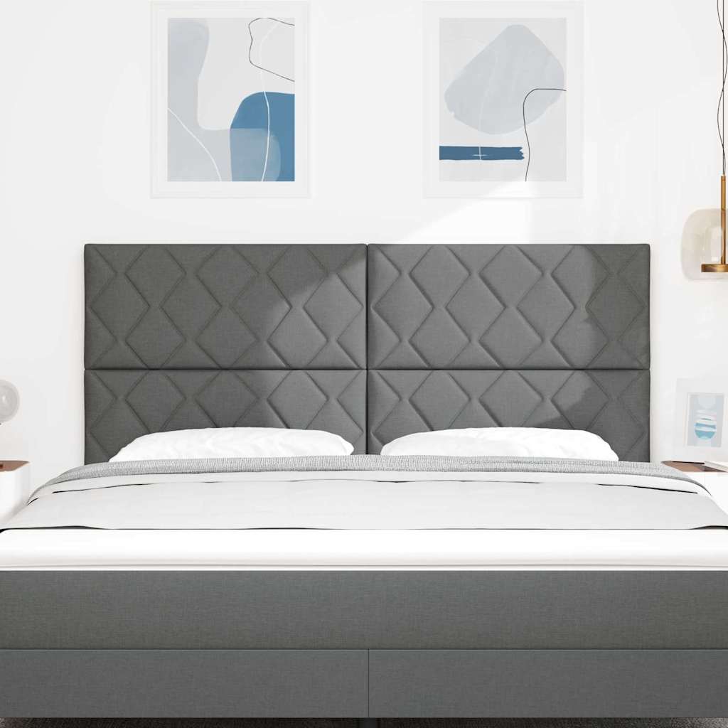 LED κεφαλάρι Γκρι 180 cm ύφασμα - Pakobazaar