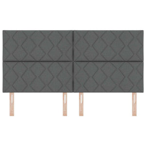 LED κεφαλάρι Γκρι 180 cm ύφασμα - Pakobazaar