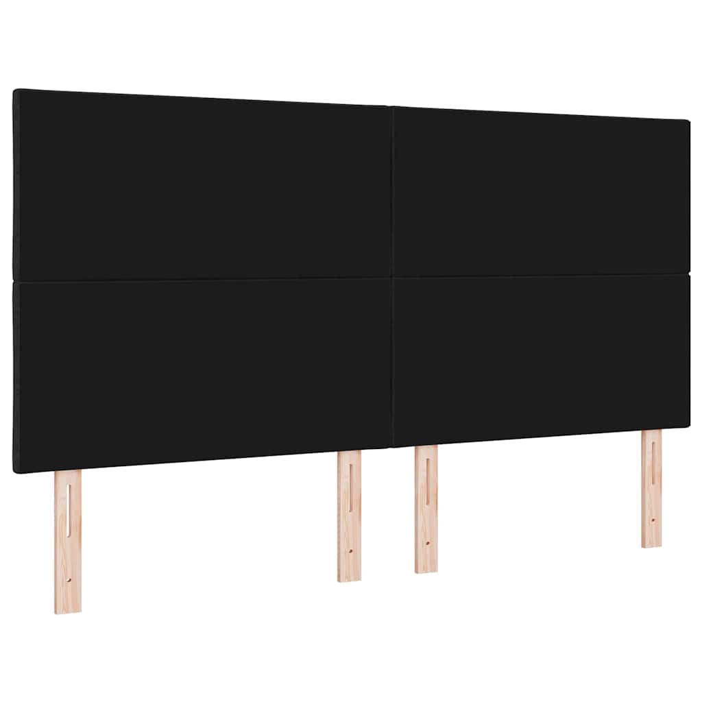 LED κεφαλάρι Μαύρο 180 cm ύφασμα - Pakobazaar