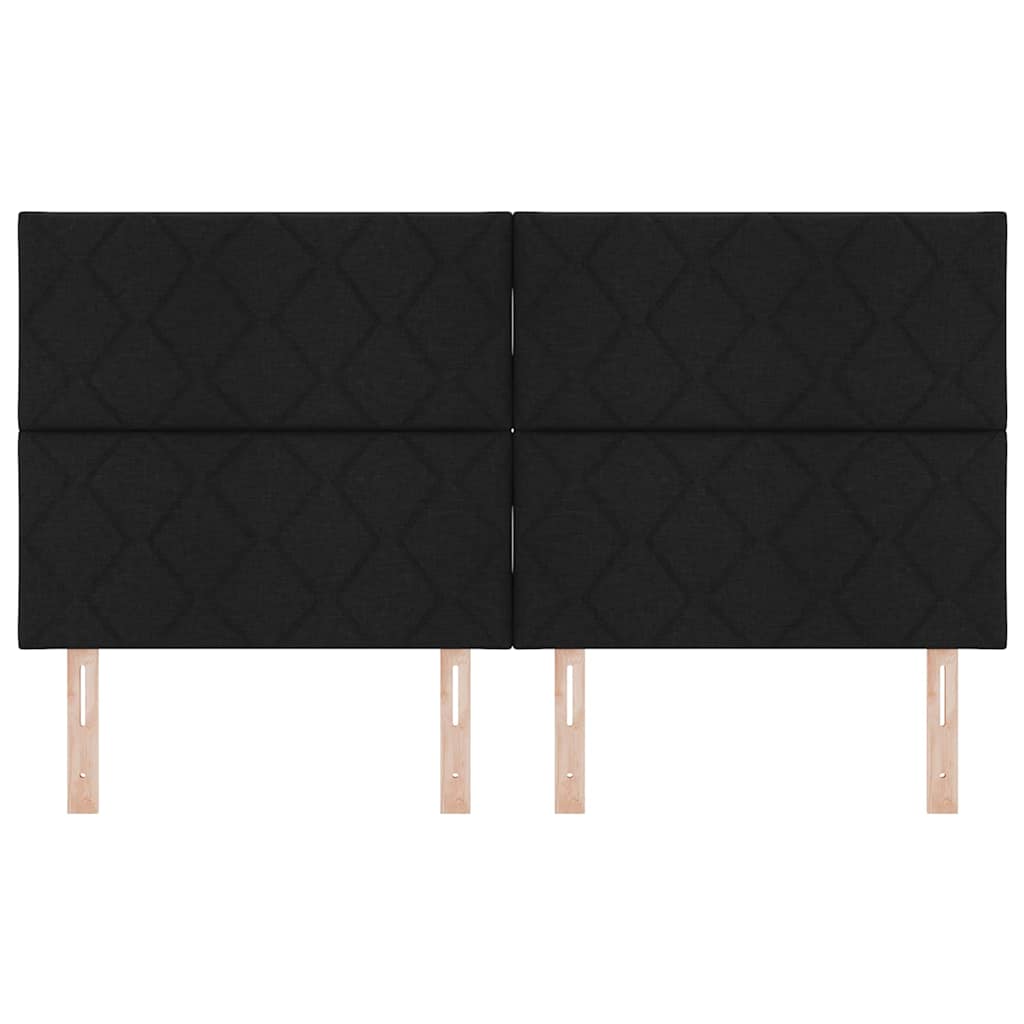 LED κεφαλάρι Μαύρο 180 cm ύφασμα - Pakobazaar