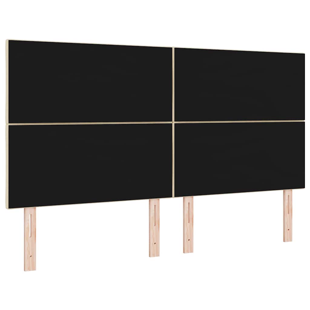 LED κεφαλάρι Κρεμ 180 cm ύφασμα - Pakobazaar