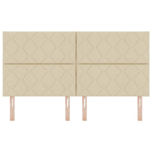 LED κεφαλάρι Κρεμ 180 cm ύφασμα - Pakobazaar
