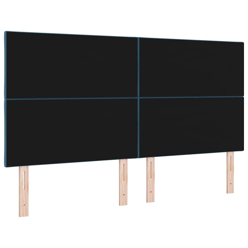 LED κεφαλάρι Σκούρο Μπλε 180 cm Βελούδο
