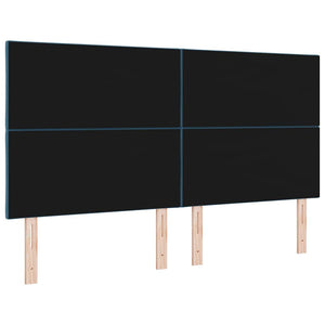 LED κεφαλάρι Σκούρο Μπλε 180 cm Βελούδο