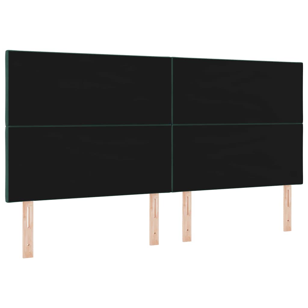 LED κεφαλάρι Σκούρο Πράσινο 200 cm Βελούδο - Pakobazaar