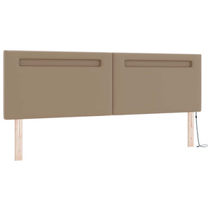 Κρεβάτι με ελατήρια Καπουτσίνο 180 x 200 cm Τεχνητό δέρμα - Pakobazaar