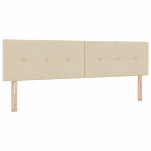 Κρεβάτι με ελατήρια με στρώμα Κρεμ 180 x 200 cm ύφασμα - Pakobazaar