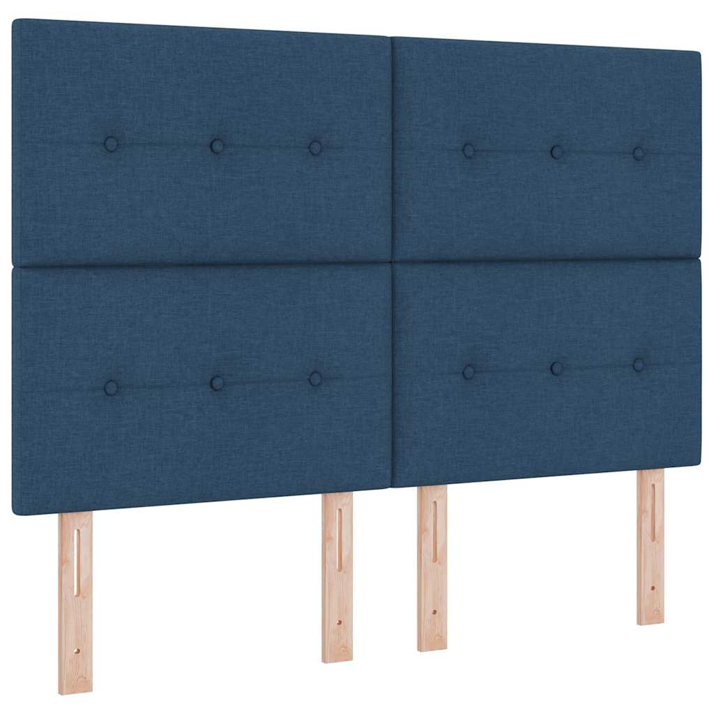 Κρεβάτι με Ελατήρια και Στρώμα Σκούρο Γκρι 90x190 εκ Υφασμάτινο - Pakobazaar
