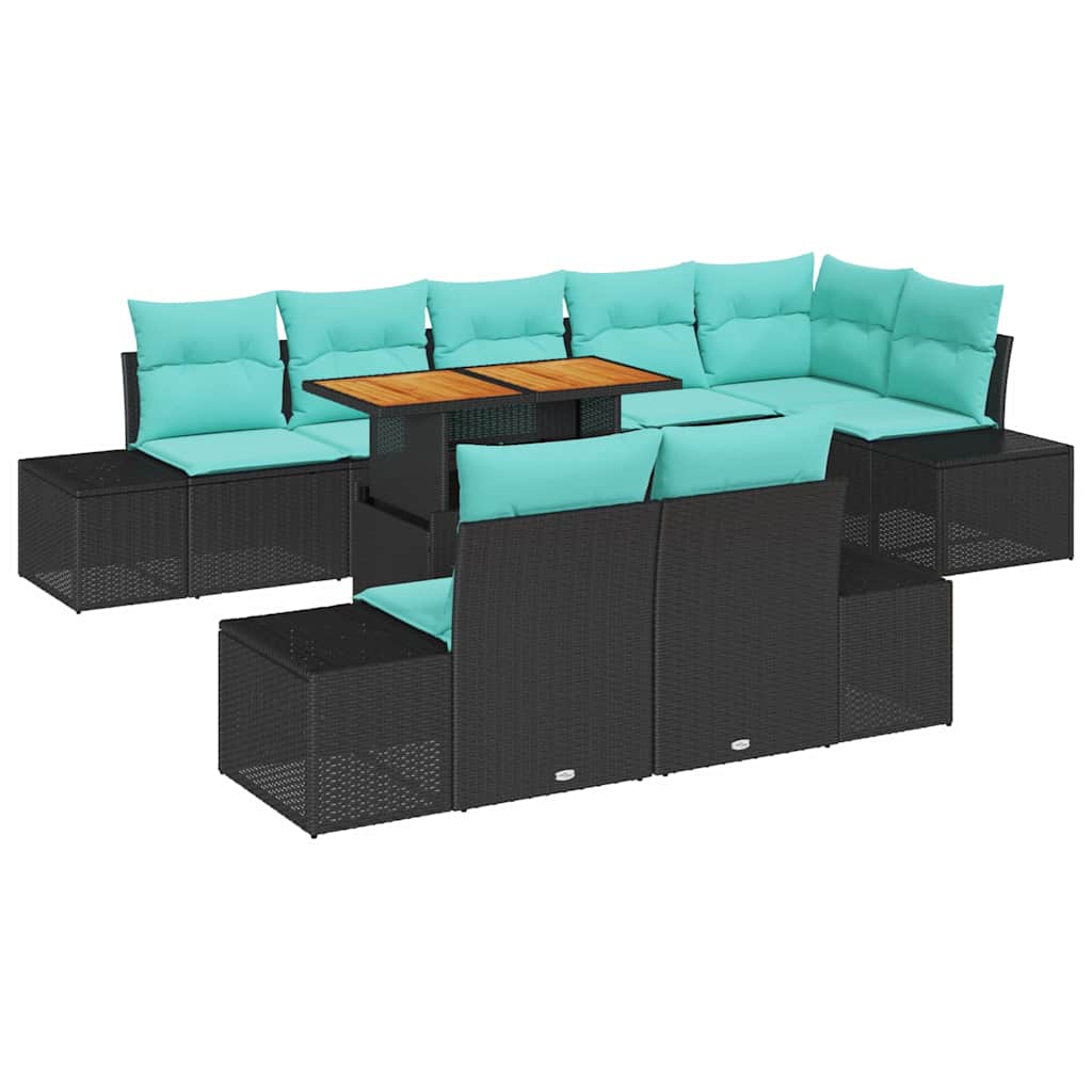 Σέτ φαγητού για κήπο 9 τμχ. 8-Αριθμός καθισμάτων