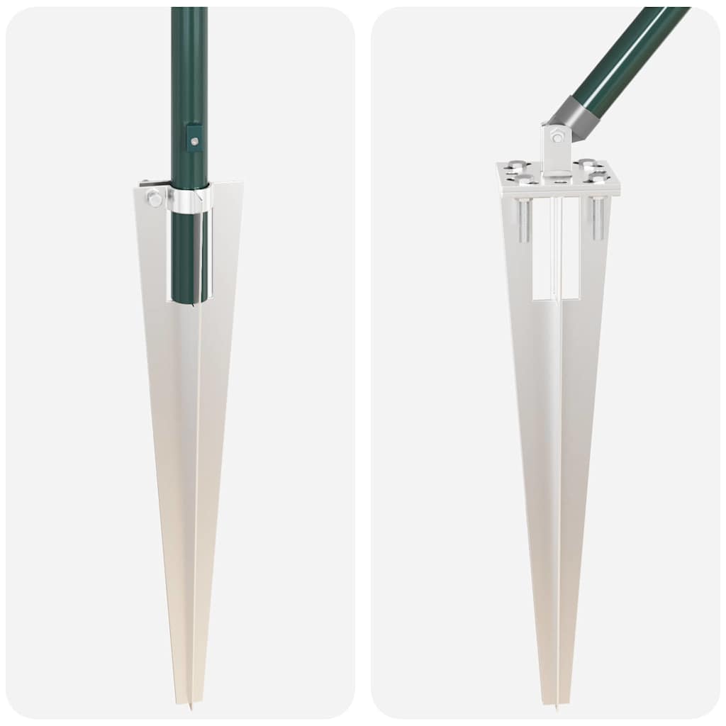 Στύλος Περιφράξεων 52 pcs Γκρι 3,2 x 3,2 x 215 εκ