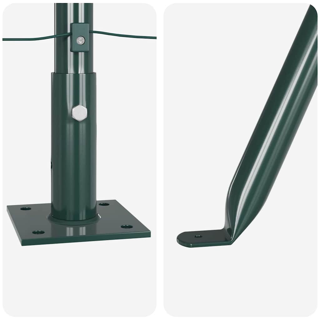 Στύλος Περιφράξεων 52 pcs Γκρι Μέγεθος: 3,2 x 3,2 x 110 εκ.
