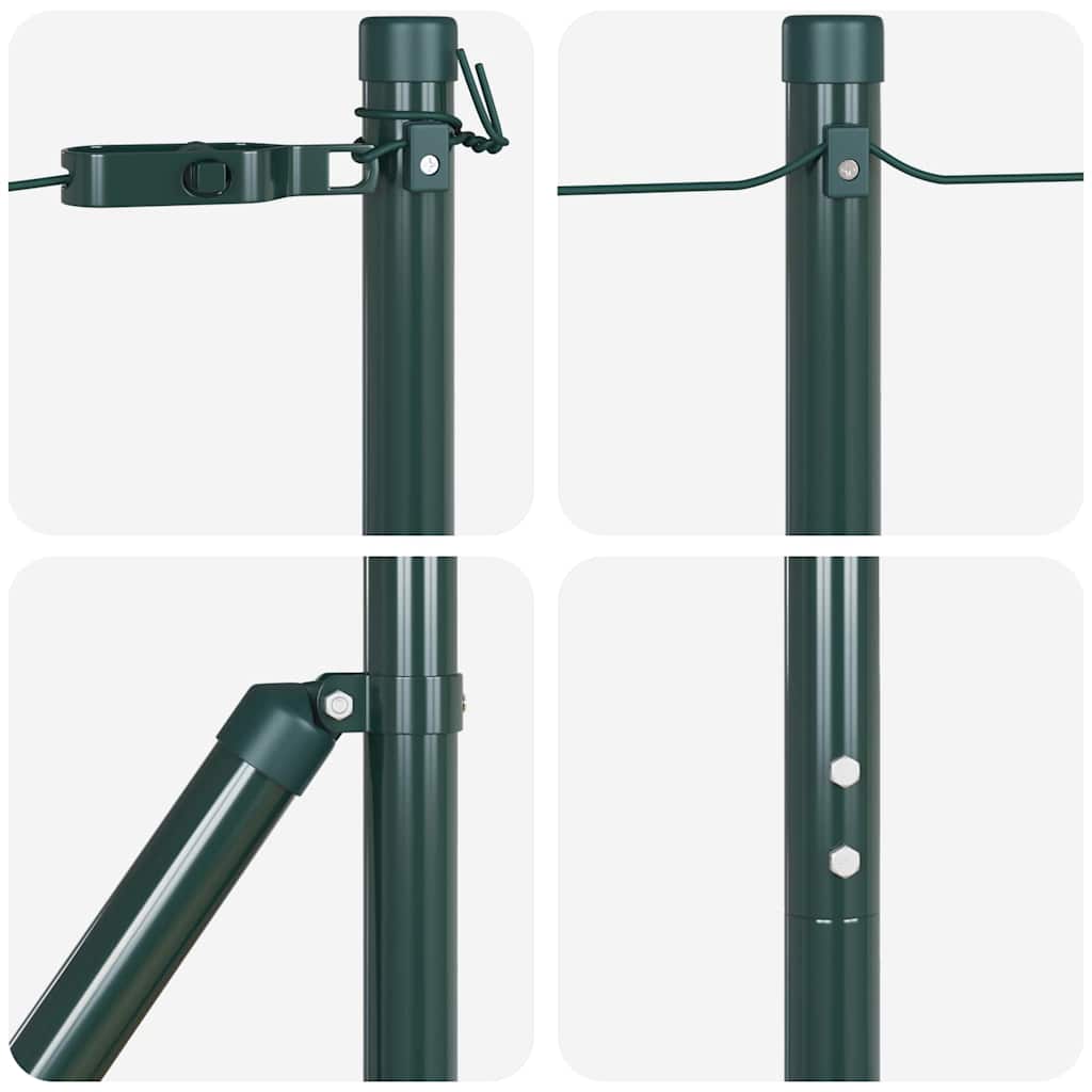 Στύλος Περιφράξεων 26 pcs Γκρι 3,2 x 3,2 x 150 εκ