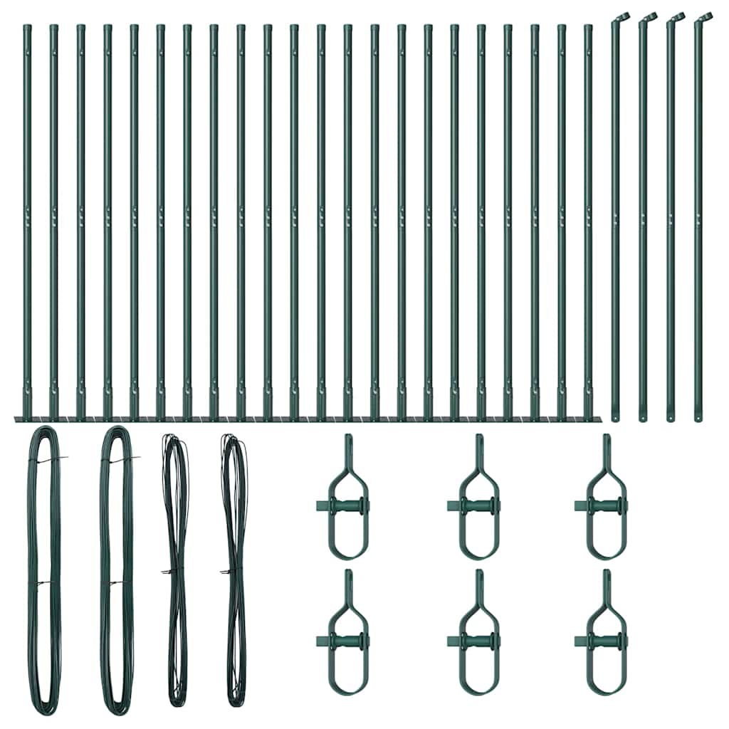 Στύλος Περιφράξεων 26 pcs Γκρι 3,2 x 3,2 x 160 εκ