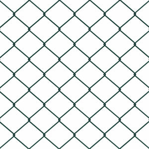 Φράκτης από αλυσίδα για σταθερή βάση 25 x 0,4 m Πράσινο Δίχτυ