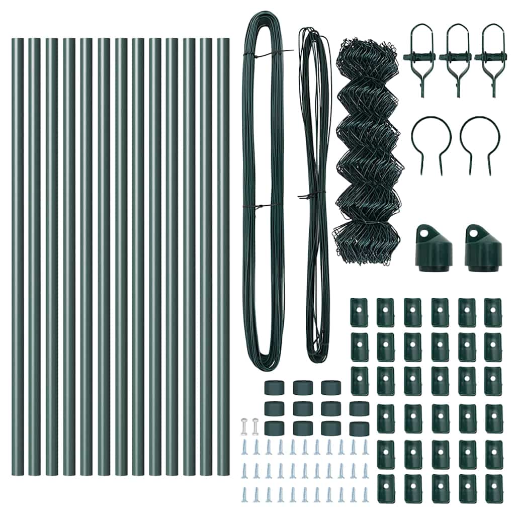 Στύλος Περιφράξεων Πράσινο 25 x 0,8 μ (πλέγμα 40 x 40 χλστ.) - Pakobazaar