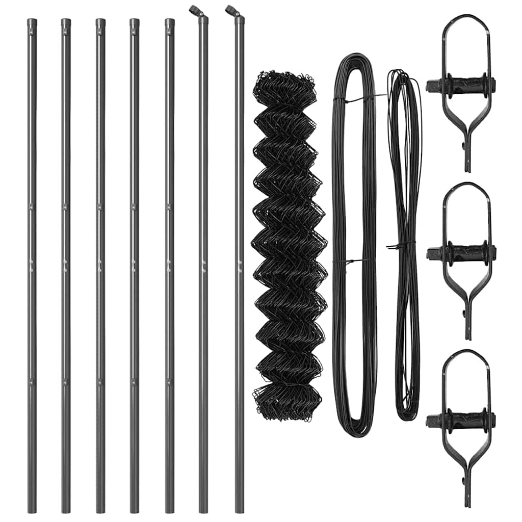 Στύλος Περιφράξεων Γκρι 10 x 1 μ (40 x 40 χιλιοστά πλέγμα)