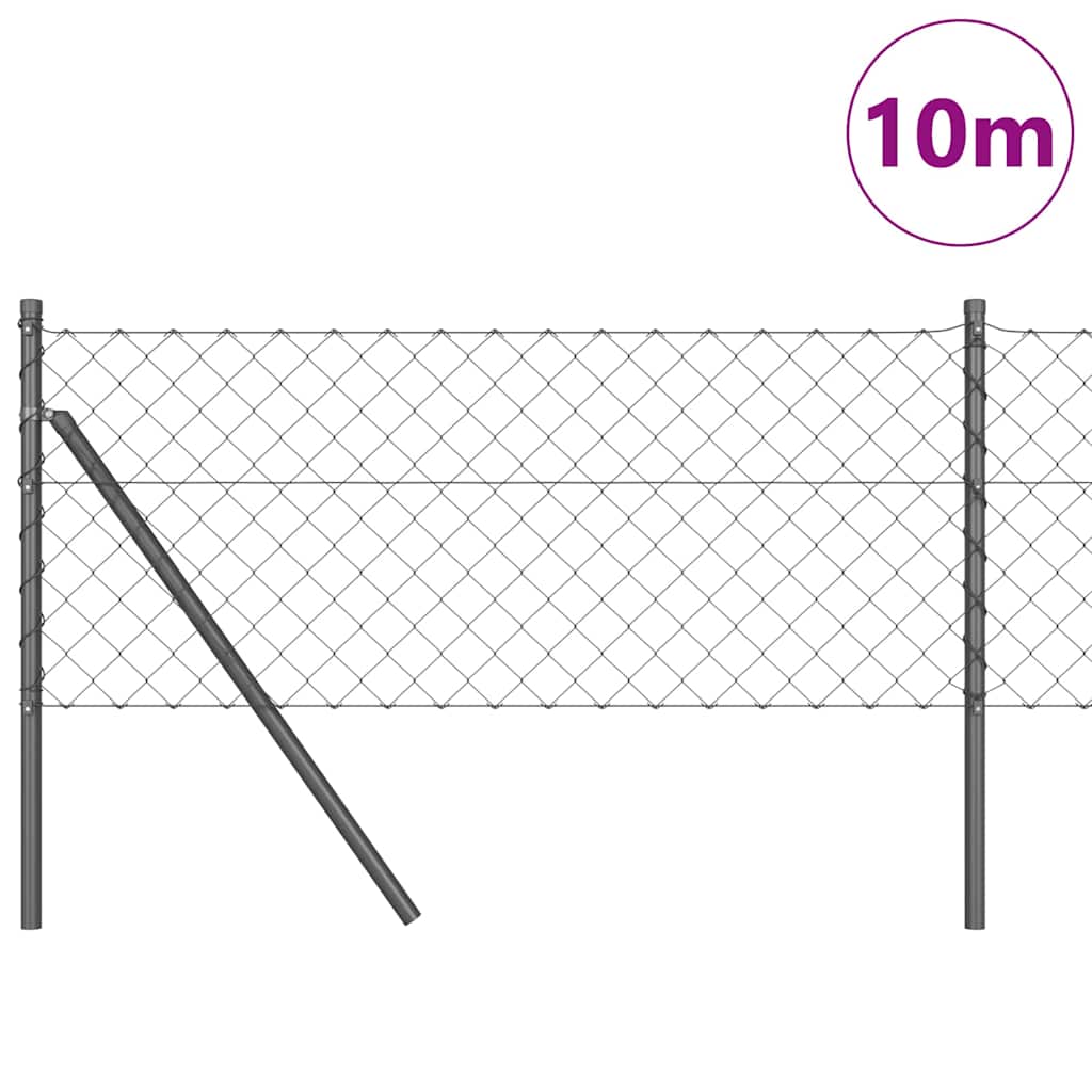 Φράχτης Συρμάτινου Φράχτη 10 x 0,4 m PVC-Επικαλυμμένο Ατσάλι