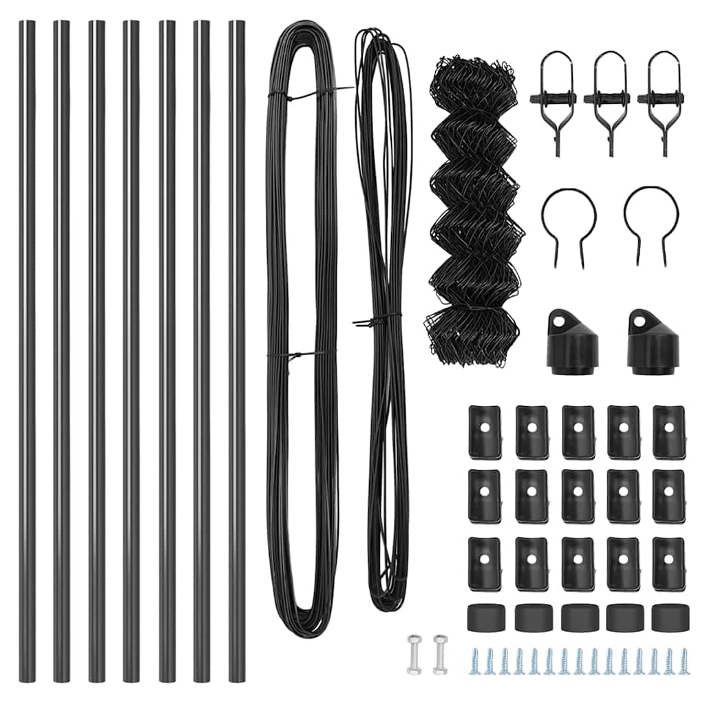 Στύλος Περιφράξεων Γκρι 10 x 0,8 μ (60 x 60 mm πλέγμα)