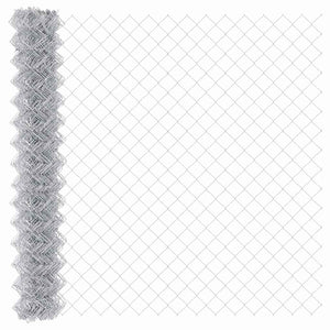 Στύλος Περιφράξεων Ασημί 10 x 1,6 μ (60 x 60 mm δίχτυ) Ατσάλι - Pakobazaar