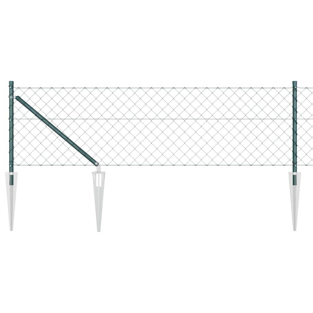Συρματόπλεγμα με ακίδες 0,8 x 25 m PVC-Επικαλυμμένο Ατσάλι