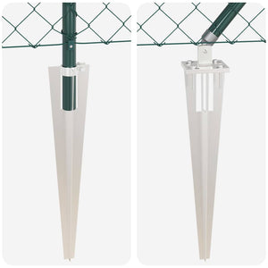 Περίφραξη με Σπίθες 25 x 1,2 μ PVC-Επικαλυμμένο Ατσάλι Πράσινο