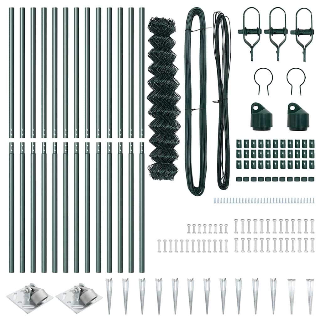 Στύλος Περιφράξεων Πράσινο 25 x 1,4 μ (60 x 60 mm δίχτυ)