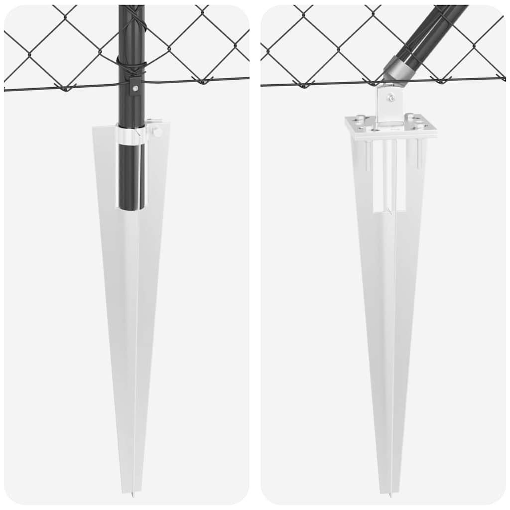 Στύλος Περιφράξεων Γκρι 10 x 0,8 μ (60 x 60 mm πλέγμα)