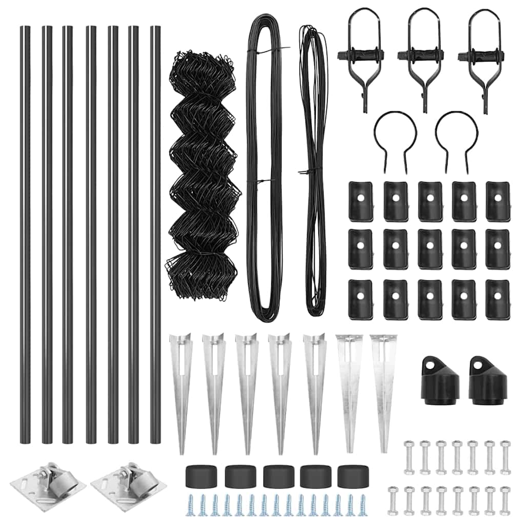 Στύλος Περιφράξεων Γκρι 10 x 0,8 μ (60 x 60 mm πλέγμα)