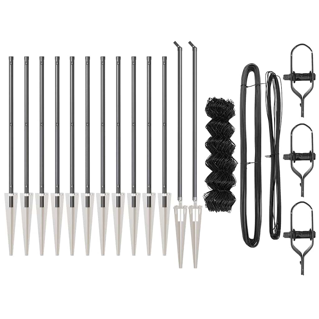 Στύλος Περιφράξεων Γκρι 25 x 0,8 μ (60 x 60 χιλιοστά δίχτυ)