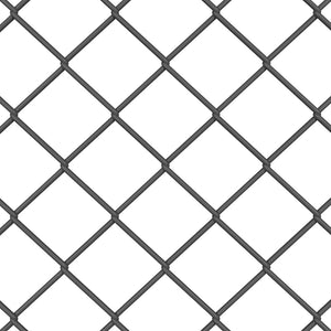 Περίφραξη με Σπίθες 25 x 1,2 μ PVC-Επικαλυμμένο Ατσάλι Γκρι