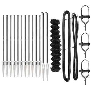 Περίφραξη με Σπίθες 25 x 1,2 μ PVC-Επικαλυμμένο Ατσάλι Γκρι