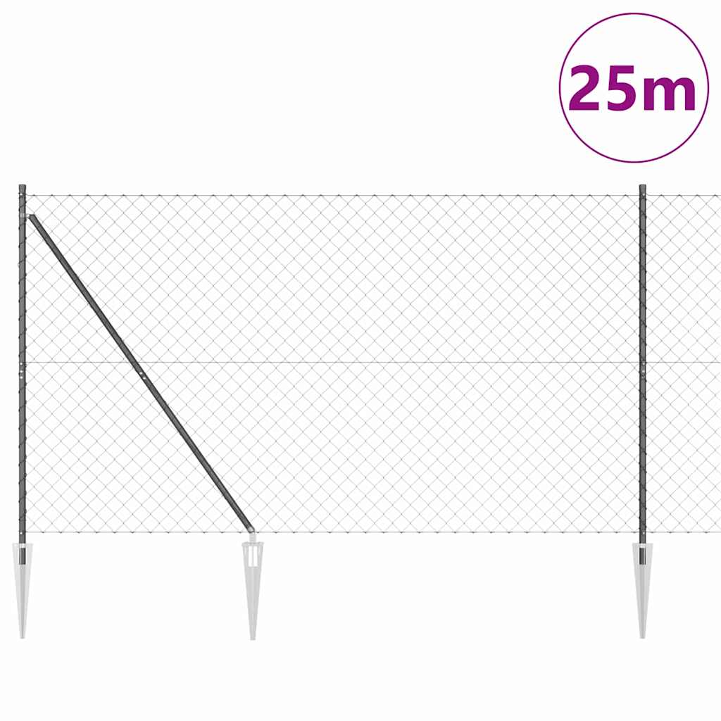 Συρματόπλεγμα με ακίδες 25 x 1,5 μ. (Π x Υ)
