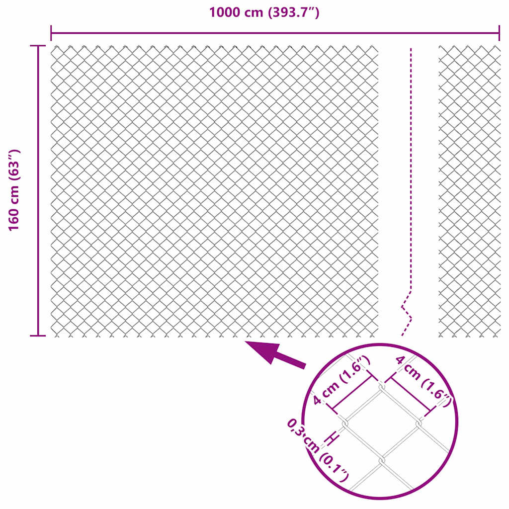Συρματόπλεγμα με Σκυρόδεμα 10 x 1,6 μ. (Π x Υ)