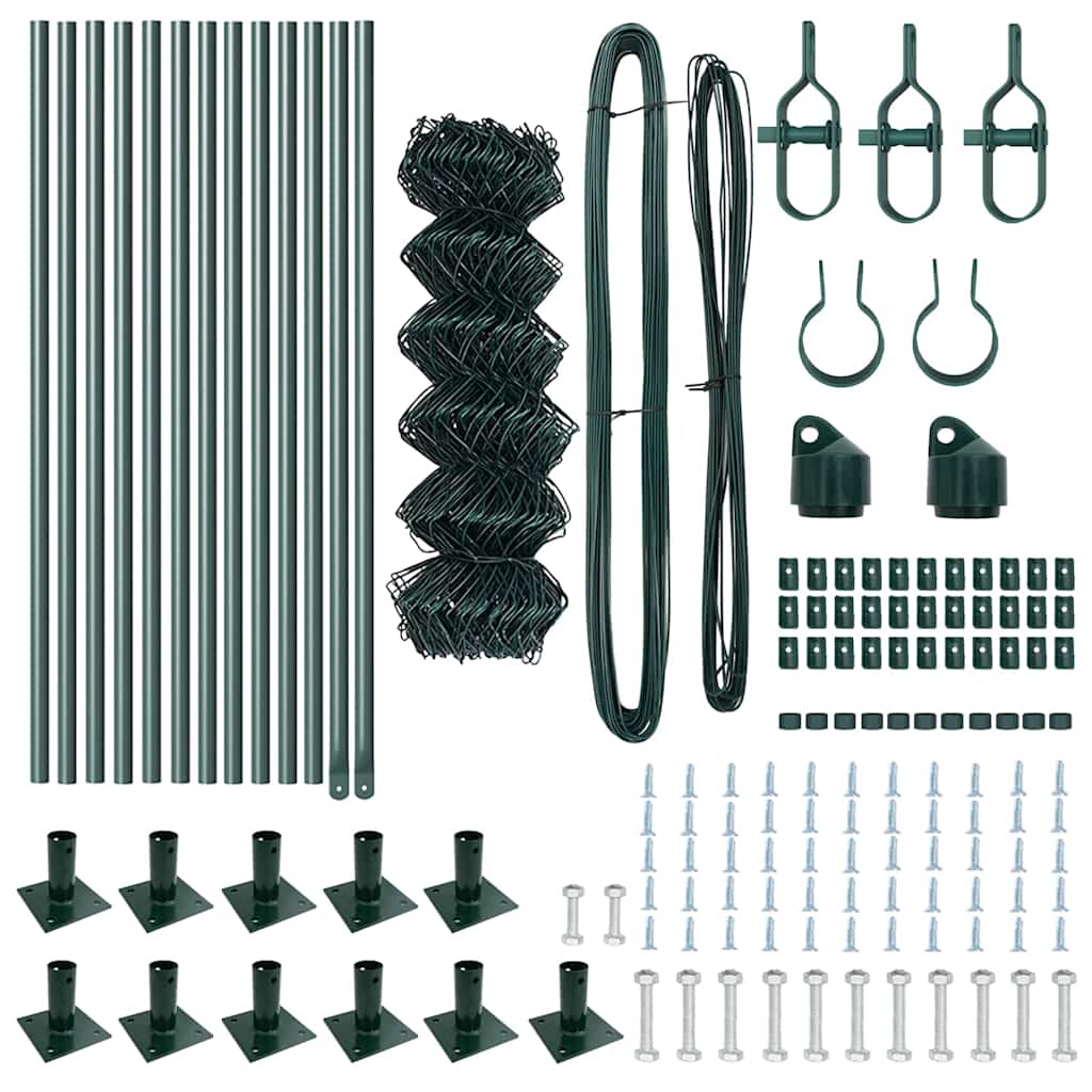 Στύλος Περιφράξεων Πράσινο 25 x 0,4 μ (40 x 40 χιλιοστά πλέγμα)