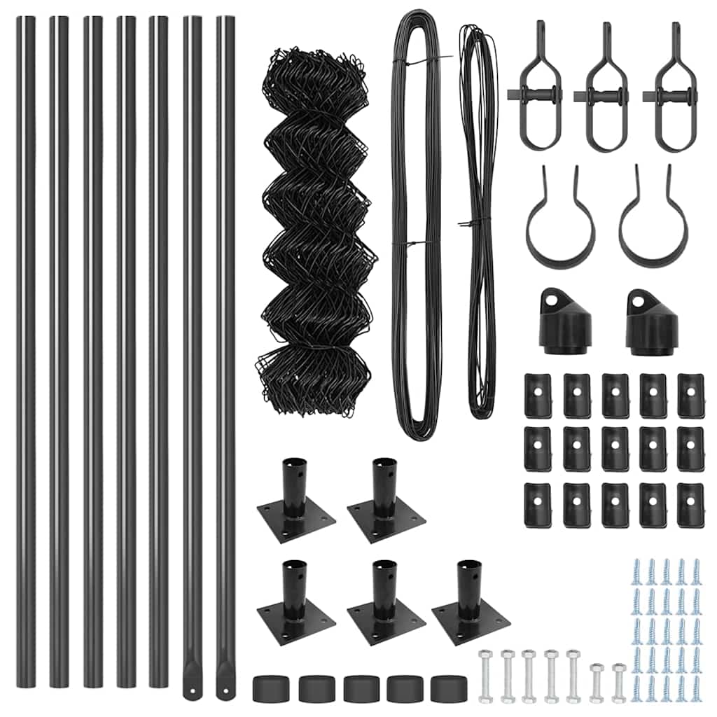 Στύλος Περιφράξεων Γκρι 10 x 0,4 μ (40 x 40 χιλιοστά πλέγμα)