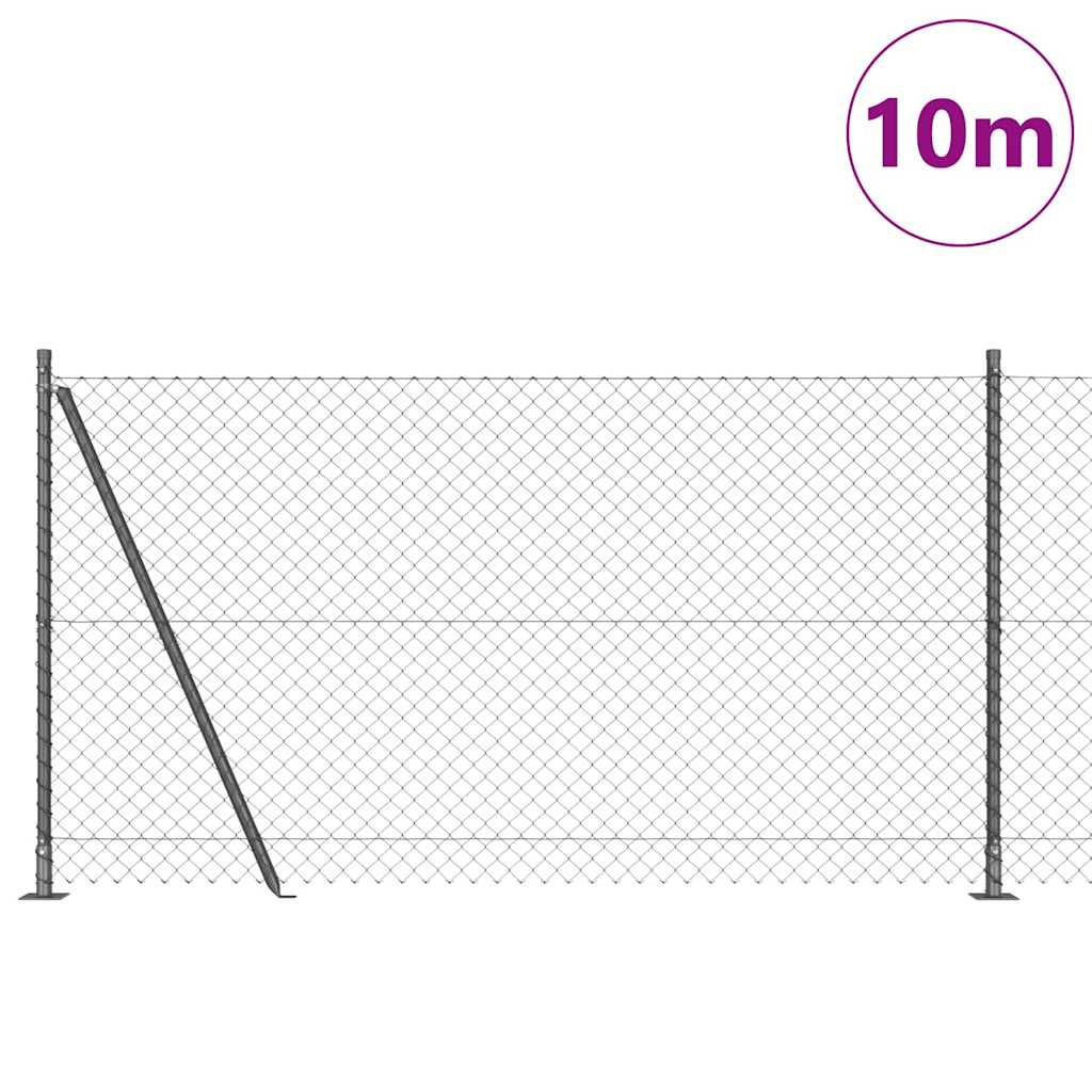 Συρματόπλεγμα με Σκυρόδεμα 10 x 1,2 μ PVC-Επικαλυμμένο Ατσάλι