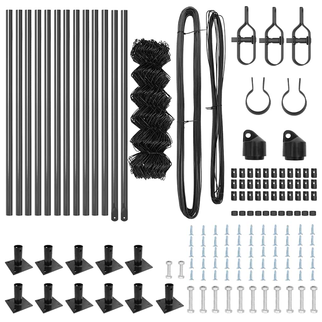 Στύλος Περιφράξεων Γκρι 25 x 0,4 μ (60 x 60 χιλιοστά πλέγμα)