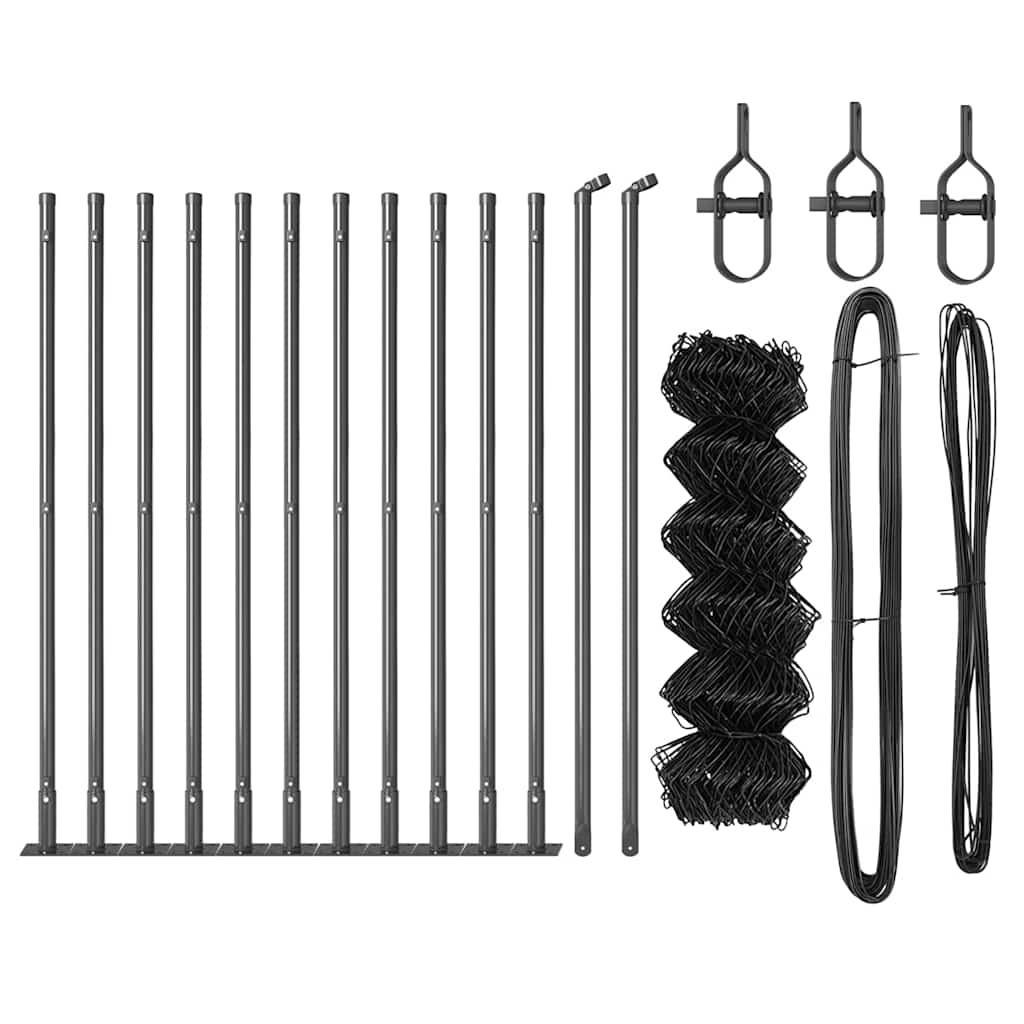 Στύλος Περιφράξεων Γκρι 25 x 0,6 μ (60 x 60 χιλιοστά δίχτυ)