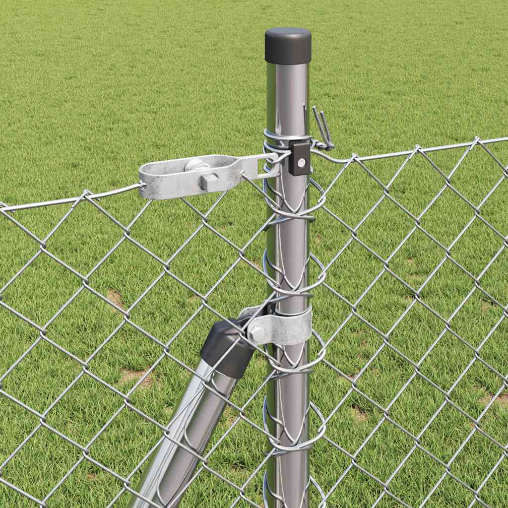 Στύλος Περιφράξεων Ασημί 10 x 0,8 μ (40 x 40 χιλιοστά πλέγμα)