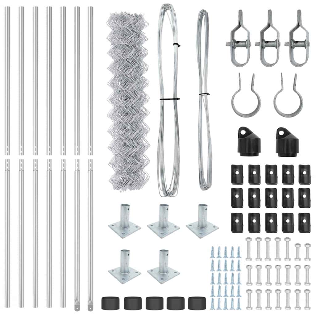 Στύλος Περιφράξεων Ασημί 10 x 1,2 μ (60 x 60 χιλιοστά πλέγμα)
