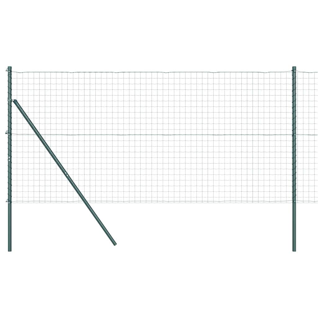 Ευρωπαϊκή Στήριξη Φράχτη 10 x 1,2 μ PVC-Επικαλυμμένο Ατσάλι