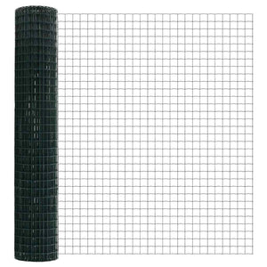 Ευρωπαϊκή Στήριξη Φράχτη 10 x 1,5 m PVC-Επικαλυμμένο Ατσάλι