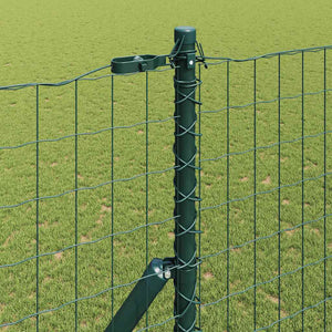 Ευρωπαϊκή Στήριξη Φράχτη 10 x 1,6 m PVC-Επικαλυμμένο Ατσάλι