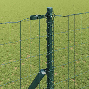 Ευρωπαϊκή Στήριξη Φράχτη 10 x 1,6 m PVC-Επικαλυμμένο Ατσάλι