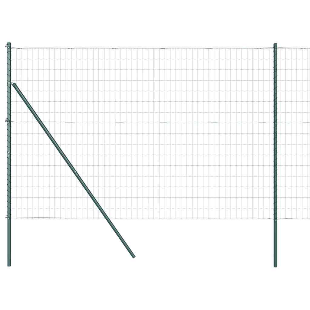 Τεντώτο με στήριγμα Πράσινο 1,6 x 10 m Χάλυβας και PVC