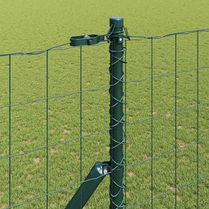Ευρωπαϊκή Στήριξη Φράχτη 10 x 1,5 m PVC-Επικαλυμμένο Ατσάλι