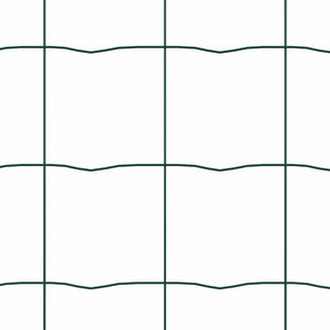 Ευρωπαϊκή Στήριξη Φράχτη 10 x 1 m PVC-Επικαλυμμένο Ατσάλι Δίχτυ
