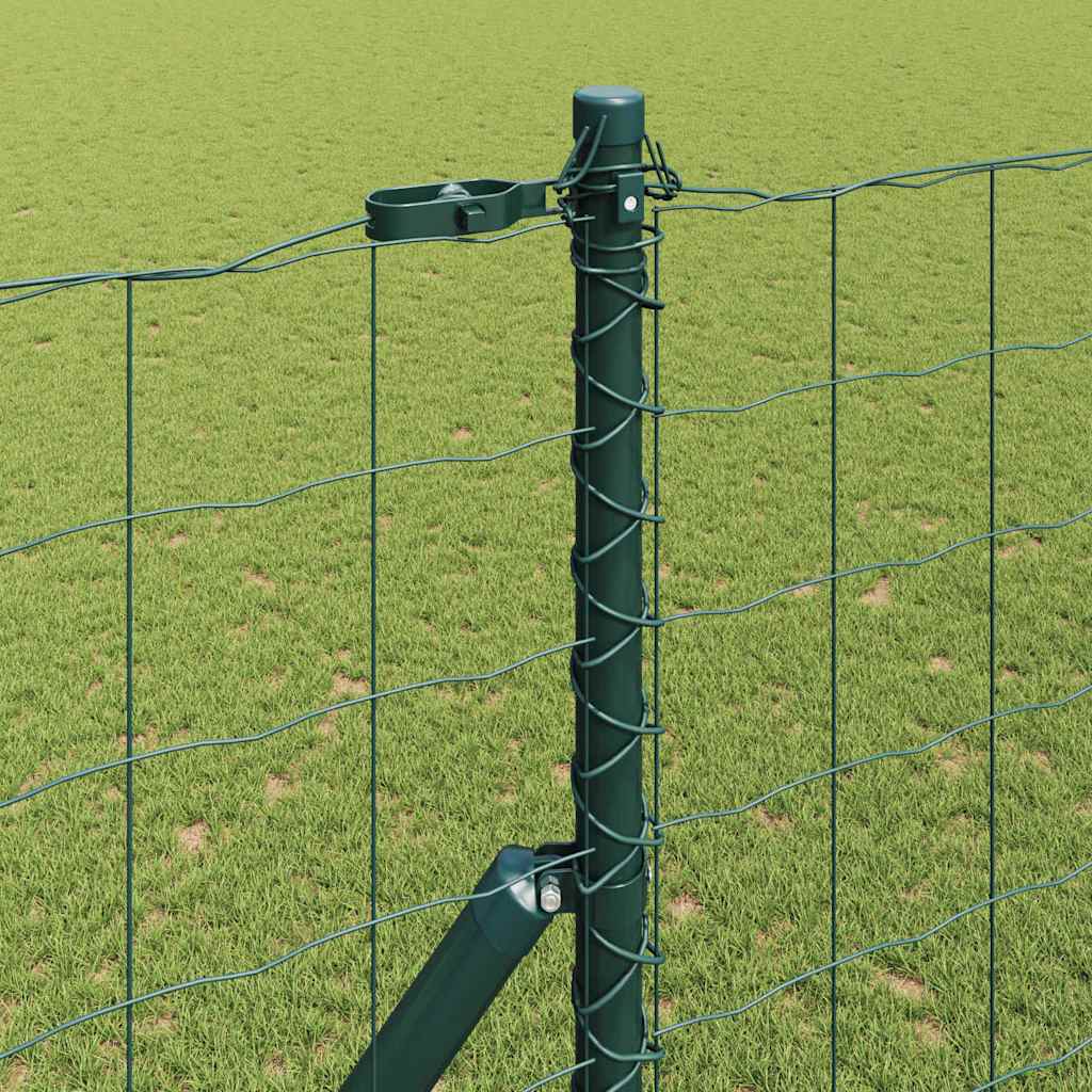 Ευρωπαϊκή Στήριξη Φράχτη 10 x 1,5 m PVC-Επικαλυμμένο Ατσάλι