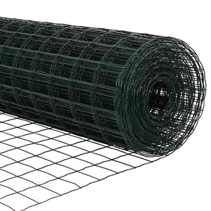 Ευρωπαϊκή Στήριξη Φράχτη 25 x 1,2 μ PVC-Επικαλυμμένο Ατσάλι