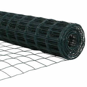 Ευρωπαϊκή Στήριξη Φράχτη 25 x 0,6 μ PVC-Επικαλυμμένο Ατσάλι - Pakobazaar